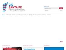 Tablet Screenshot of calzadosantafe.org